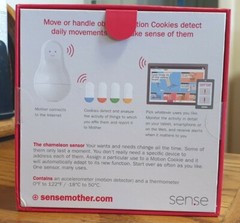 Sense Mother Motion Cookie Family Monitor Hub Includes 4 Cookie Sensors NEW