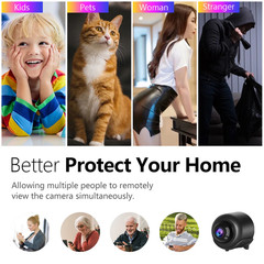 X5 Mini Camera Wifi Camera Clear Night Vision Lightweight Portable Premium Cams
