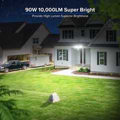 SANSI 4000lm LED Security Light Dusk to Dawn Light Sensor 30W (400W Equiv.) ETL