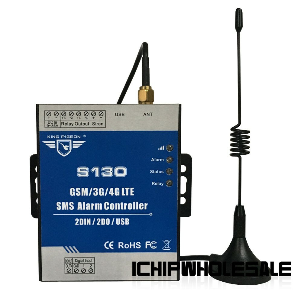 4G GSM SMS 2 Way Remote Water Level Alarm Controller Relay Switch App Control