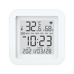 ABS Smart Thermometer Hygrometer Wi-Fi Temperature Humidity Sensor Monitor