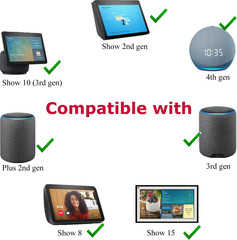 30W Power Cord Replacement for Echo Show 15/Echo Show 10 (3Rd Gen)/Echo Show 8/E