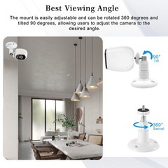 4/8 Pack Camera Wall Mount Bracket Outdoor Indoor Flexible for Arlo Pro Security