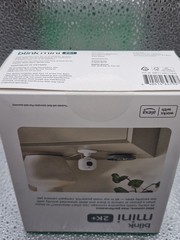 Blink Mini 2K+ Newest Model 2-Camera Kit White Plug-In Indoor Security Camera