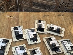 Lutron At-Nb-None Q26SM 3 Button +L/R Keypad Lot Of 9Units
