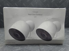 Google Nest Indoor/Outdoor Wireless Smart Security Camera (Battery) 2-Pack