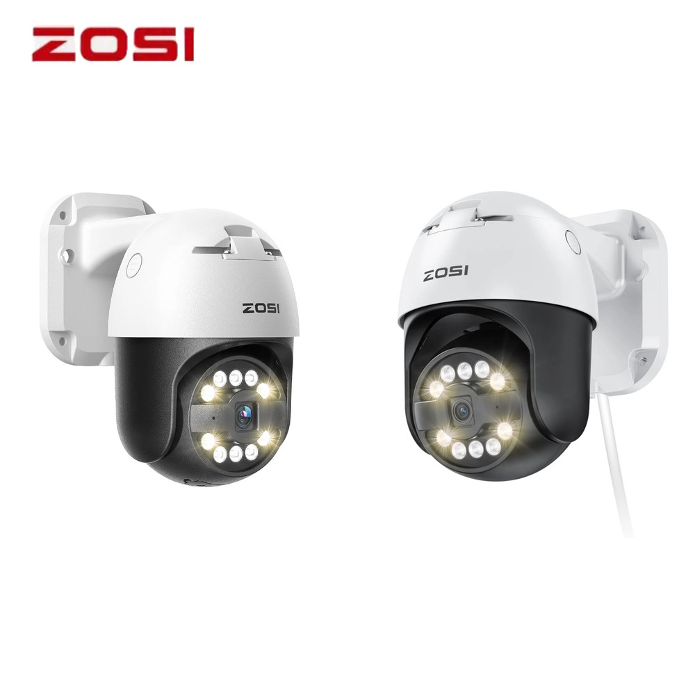 ZOSI 5MP/4K POE Security IP Camera Audio Auto Track Color Night Vision AI Detect