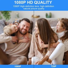 3Pack Mini Wireless Security Camera, Bluetooth 1080P HD WiFi Camera for Home/…