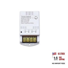 Tuya App Smart WiFi Control Switch, 30A Max Output,Add WiFi Remote to Lights,