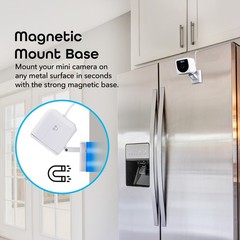 Geeni 1080P Mini Security Camera 2-Pack – WiFi Indoor/Outdoor, Night Vision
