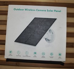 EverExceed Outdoor Camera 5W Micro USB Solar Panel W/ USB C Adapter 2 Pack