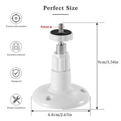 4 Set for Arlo Bracket Mounts for Ultra Cameras 360° Swivel ABS Plastic outdoor