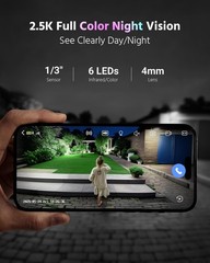 4MP Solar Security Cameras Wireless Outdoor, 5MP 4 Cam-Kit Home Security Came…