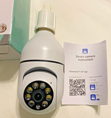 2 Wi-Fi Smart Camera Bulbs, Compatible With Alexa New in Box
