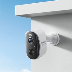Baseus Security N1 White Alexa Enabled Outdoor Camera 2K 3-Cam Kit Sealed