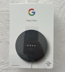 NEW – SEALED – Google Nest Mini (2nd Generation) Smart Speaker – Charcoal – NIB