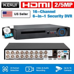 KERUI Universal 4/6/8/16CH Security DVR Recorder For Surveillance Camera+500GHDD