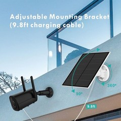 High-Efficiency 5W USB Solar Panel for Battery-Powered Cameras – Waterproof