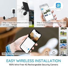 REOLINK GO : FHD 1920X1080P RECHARGEABLE 4G LTE SECURITY CAMERA – Scratch & Dent