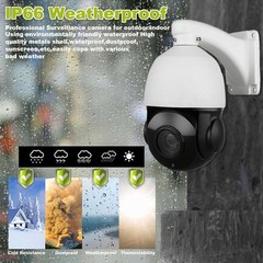 1080P 2MP 4in1 PTZ Dome Camera 30X Zoom Outdoor IR Night Vision AHD TVI CVI CVBS