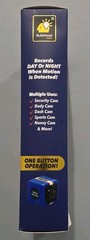 Atomic Beam Cop Cam Motion Activated Night Vision Cube Camera 720p 8GB Blue/Bla…