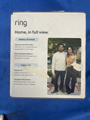 Battery Doorbell & Indoor Cam Wi-Fi Security New Open Box
