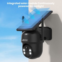 Refurbished 5MP Solar Security Camera Outdoor Wireless Pan/Tilt WiFi Audio Cams