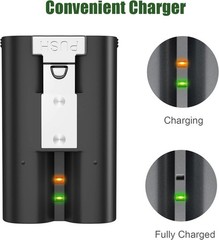 2/4Pack V4 3.65V 6040mAh Li-ion Rechargeable Battery for Video Ring Doorbell 2/3