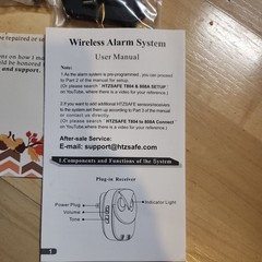 Driveway Alarm MAILBOX ALARM WELCOME CHIME 1 receiver + 2 sensors OWLS HTZSAFE