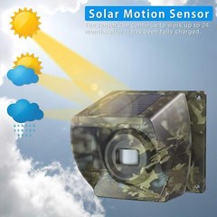 Extra Solar or Rechargeable Motion Sensors for Wuloo Wireless Driveway Alarms