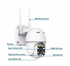 Ptz Ip Smartcamera Wifi Outdoor Wireless Security Surveillance Camera Homesafe
