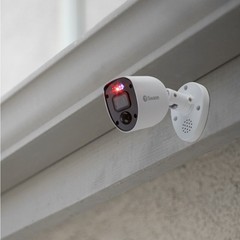 4pcs/lot Swann 4K Add-On DVR Bullet Security Camera System with Sensor Spotlight