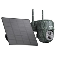 Wansview 4G LTE Cellular 2K 3MP Solar Battery Security Camera Outdoor Wireless