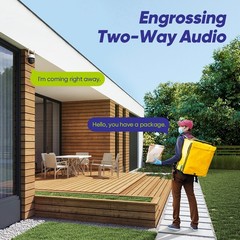 SANNCE 8MP 16CH NVR 5MP PT Color Wireless Security Camera System Twao Way Audio
