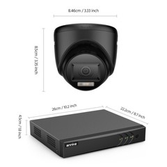 ANNKE 8CH 5MP Lite 5IN1 DVR 1080P CCTV Security Camera System Outdoor AI Alerts