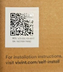 Vivint Spotlight Pro Security Camera VS-ODL100-WHT