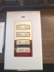 X10 Gold Sticker Switch 3 Plus Dim, SS15A New Inbox Box Crushed