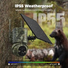 4G LTE Cellular Solar Battery Security Camera 4K Outdoor Wireless 2 Way Audio