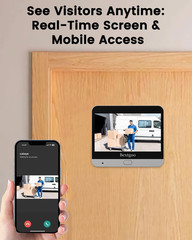 2K Video Peephole Doorbell Camera with 32GB Memory Card, Door Viewer with 4.3″ C