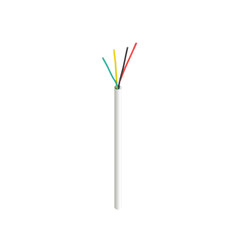 Security Wire Burglar Alarm 22/4 Cable 500FT Solid White 500′ Speaker Cable