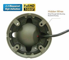 1080P Security Indoor Outdoor Camera 3.6mm Fixed Dome HD TVI CVI AHD CVBS Analog