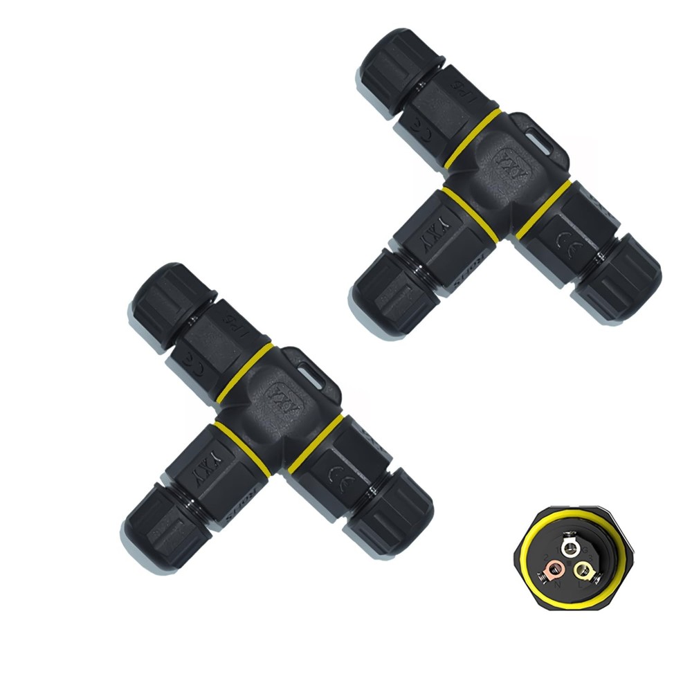 3 Way IP68 Junction Box Outdoor Waterproof 3 2 PCS