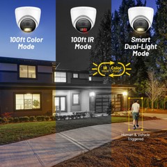 ANNKE 4K POE AI Color Night Vision Security Camera Two Way Audio Human Detection