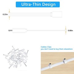 SIOCEN 2 Pack 13FT Micro USB Extension Cable for Zmodo,Male to Female Extende…