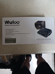 Wuloo Solar Wireless Driveway Alarm 1800 Feet Range Easy to Install Multifunctio