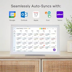 Skylight – Calendar: 15 Inch Touchscreen Smart Calendar and Chore Chart – White