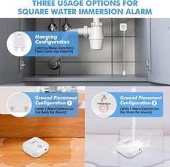 1~5Pack WIFI Smart Water Leak Sensor Detector Flood Leakage Level Overflow Alarm