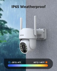 4MP Solar Security Cameras Wireless Outdoor, 5MP 4 Cam-Kit Home Security Came…