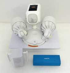 Ring Floodlight Cam Wired Plus with Chime Pro 2.0 (2nd gen), Open Box