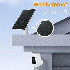 Solar Panel for Ring Stick Up Cam & Spotlight Battery 5V 6W White